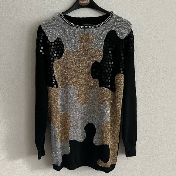 Spree International Sweaters - Vintage Spree International Beaded Sequin Sweater